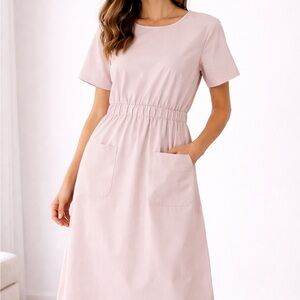 Elegant Tan Women's Dress
